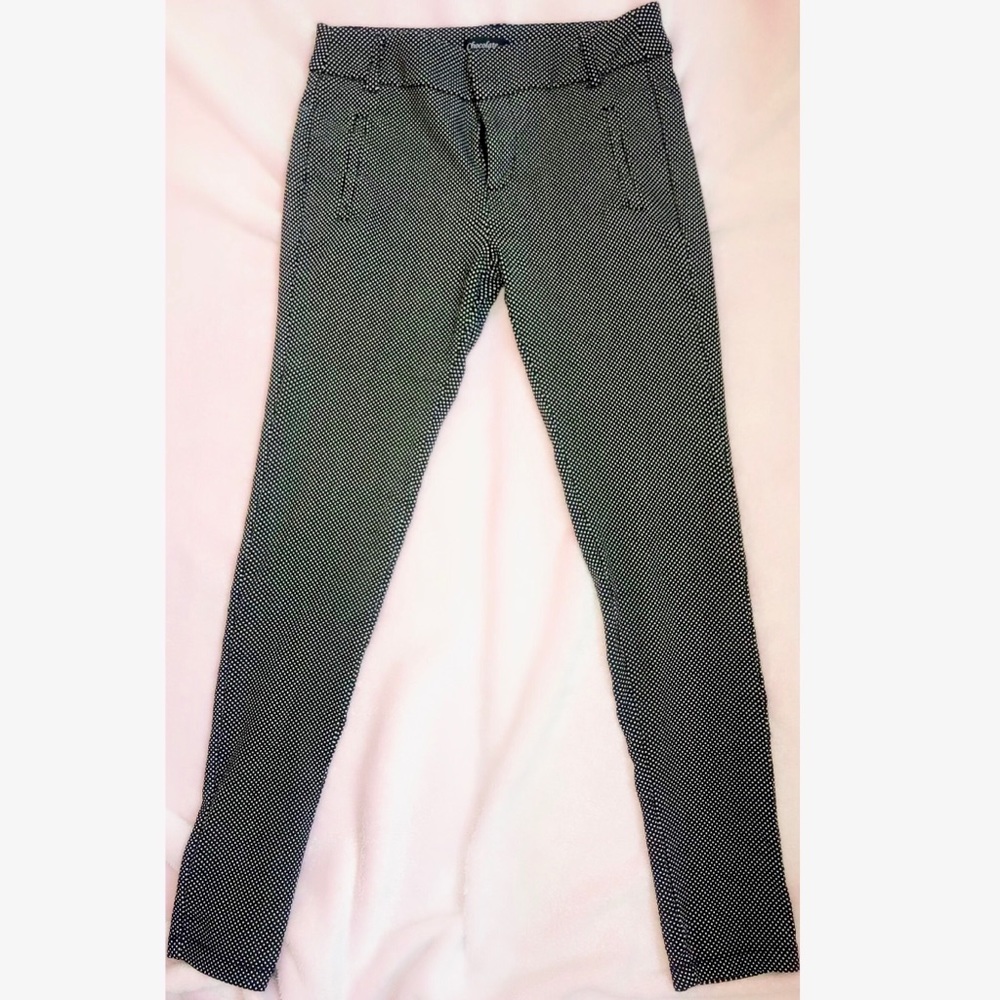 CHOCOLATE USA - Mini Polka Dotted Skinny Leg Pants